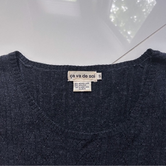 ça va de soi Vintage Wool Top - Picture 3 of 3